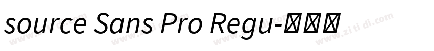 source Sans Pro Regu字体转换 source Sans Pro Regu字体转换